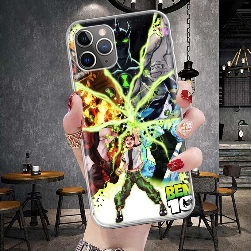 

Cartoon Ben 10 Soft Phone Case For IPhone 11 17 Air 16E 16 Pro Max 15 + 14 Plus 13 Mini 12 Apple 7 SE 8 Fundas Coque 11 17 Air 1 iPhone 13 Pro Max