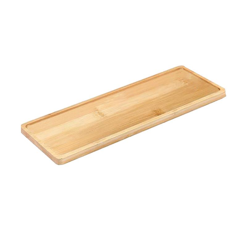 

1/2/3pc Wooden Tray For Bathroom, Simple Serving Tray, Decorative Bathroom Countertop Tray, Vanity Tray for Dresser Counte