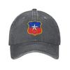 Chile Flag Baseball Cap Cotton Sun Protection Unisex Women's Adjustable Dad Hat