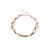 Accessories, Beach Wax Thread Geometric Single-layer Items, Simple Alloy Shell Splicing Woven Necklace Women