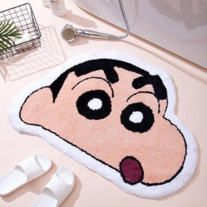 Imitation Cashmere Carpet Household Special Shaped Bedroom Decorative Floor Mat Bathroom Absorbent Foot Mat