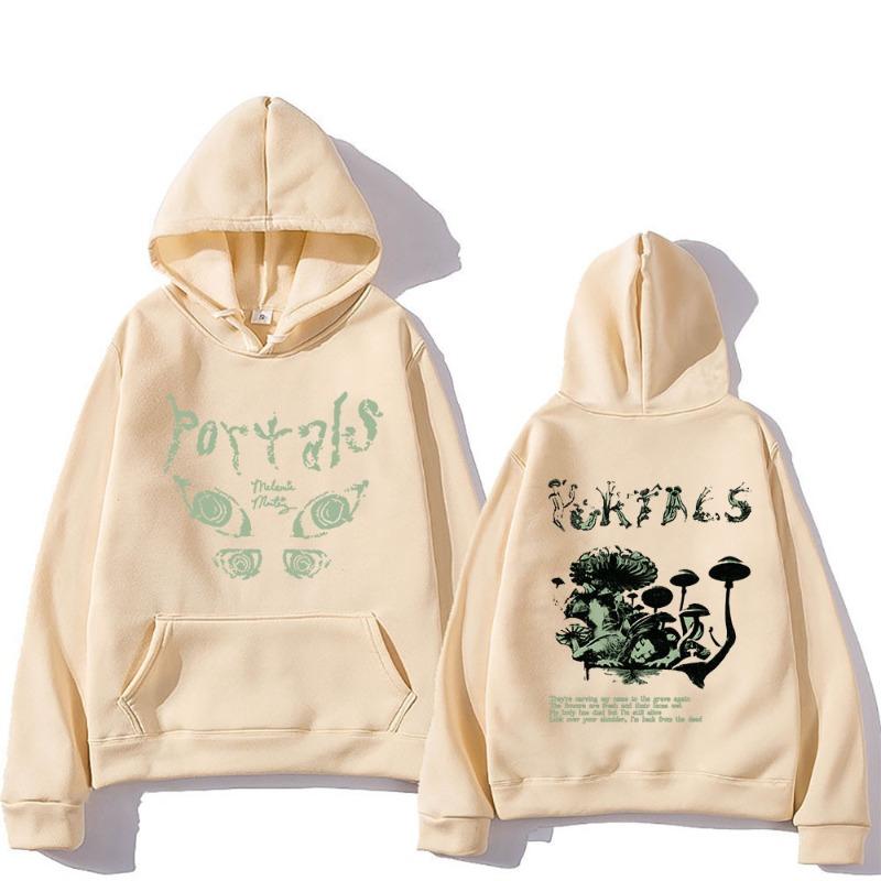 Melanie Martinez Portals Tour Printed Hoodies Men Woman Men Hoodies Fashion Letter Printed Graphic Sweatshirts Casual Harajuku