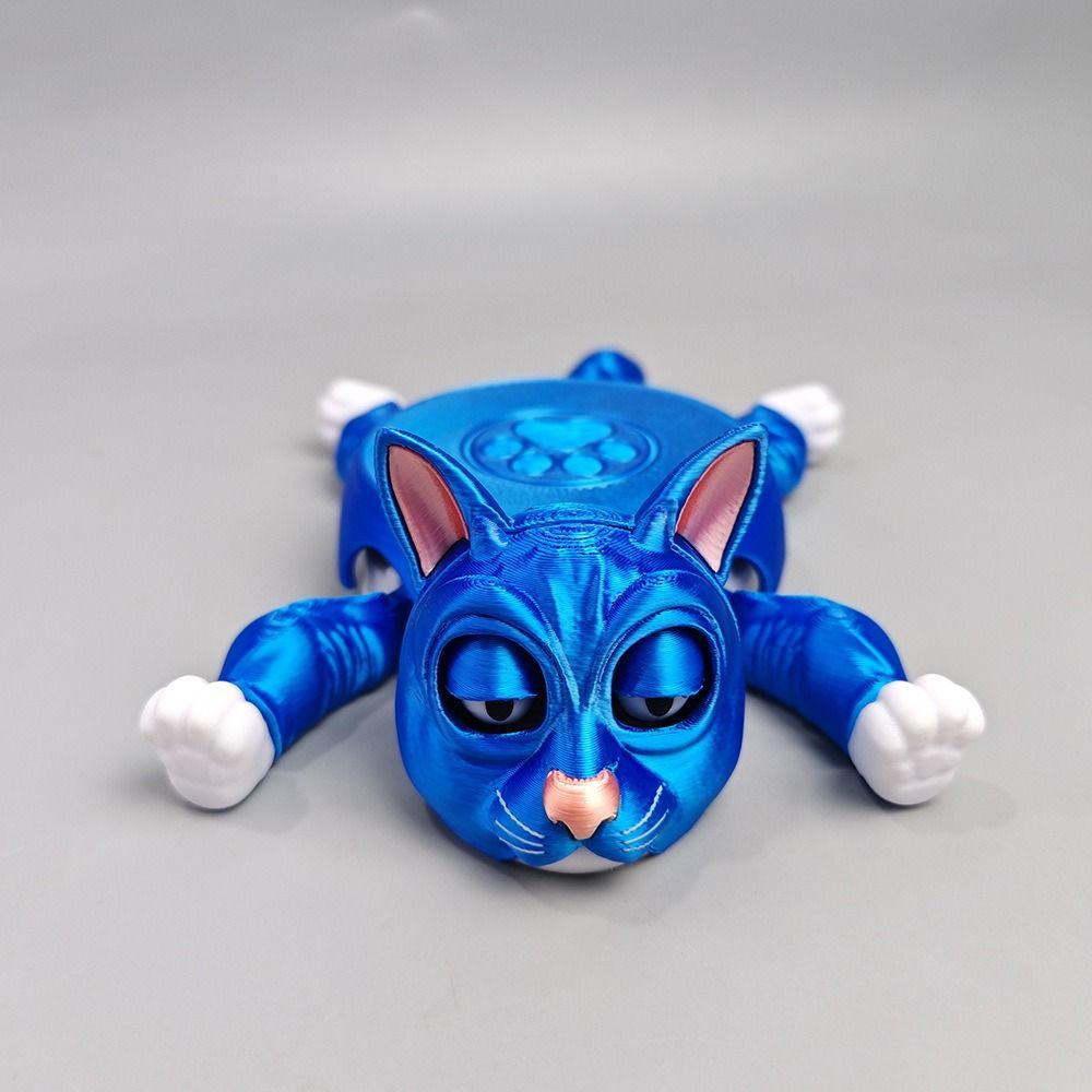 Press Type Cat Cup Pad Quirky Toys Frightened Cat Cat Base Cup Mat Panicked Cat Coaster  Kids Gifts