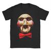 Kawaii Saw Movie T Shirt Men Round Neck Short Sleeve Tops Horror Cotton Summer Clothes