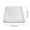 Waterproof Camping Mat Moisture-Proof Aluminum Foil Mat 78x78in Aluminum Foil Pad with Storage Bag for Outdoor Beach Parks