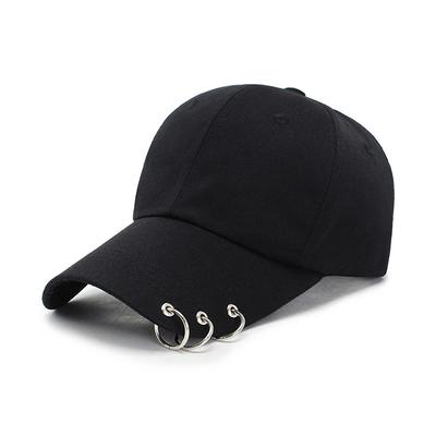 Hip Hop Women'S Baseball Cap With Ring Circle Snapback Hats For Men Women Unisex Dad Hat Adjustable Kpop Style