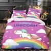 Magical Unicorn Bedding Sets Quilt Bed Cover Comforter Duvet Cover Pillow Case 2-3 Pieces Sets Kids Adult Bedroom Decoration