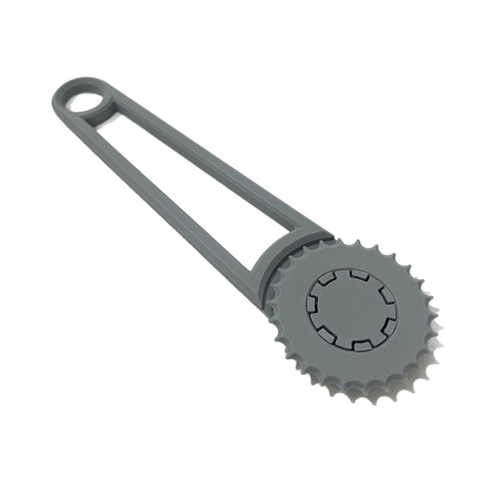 Cardboard Box Hole Punch Tool Plastic Anti-Slip Handle Hole Opening Tool, 20.5x5.8x0.84cm A