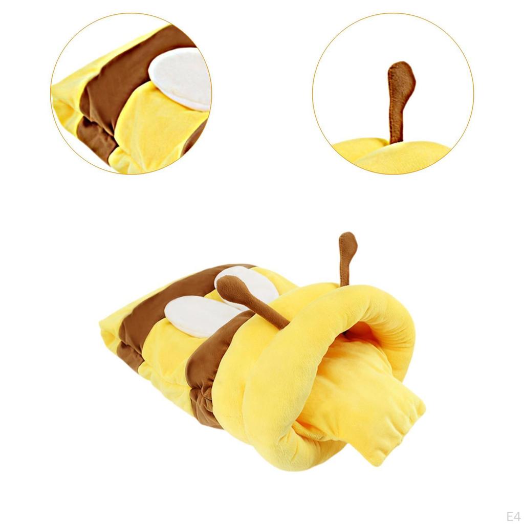 Honey Pot Bed Cozy Comfortable Warm House Pet for Small Cats Soft and Thick, Nest,