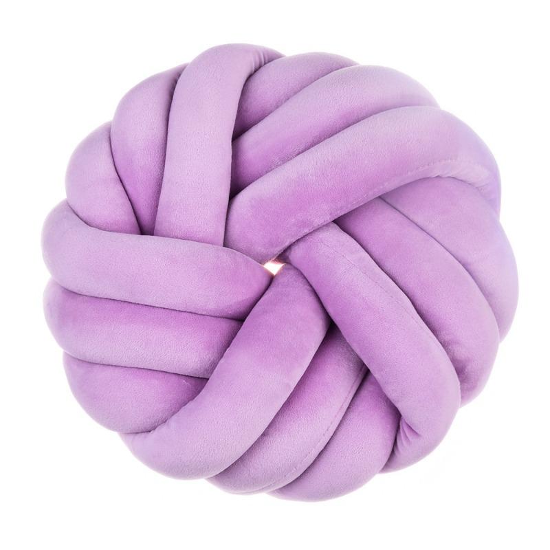 Round Handmade Knot Pillow Cushion Art Home Decor Pillows for Bed Pillows DIY Throw Pillows for Couch Sofa Bedroom Christmas Birthday Festival Gift
