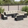 VidaXL Garden Lounge Set with Cushions 14 Pcs, Sofas with Adjustable Feet, Outdoor Furniture Set Patio Terrace, 3250335