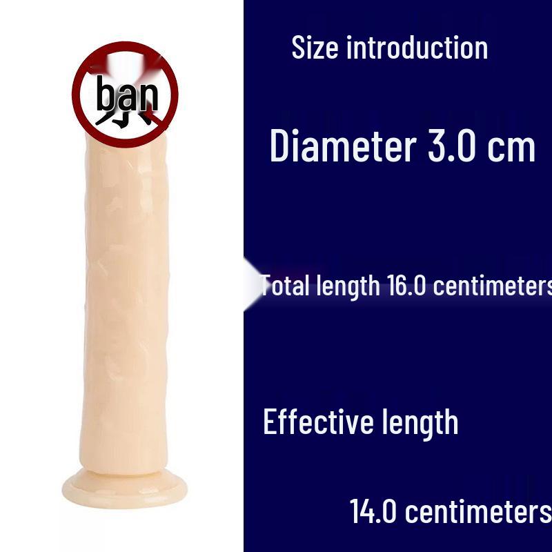 Crystal Jelly Suction Cup Dildo - Transparent Female Masturbator Fake Penis