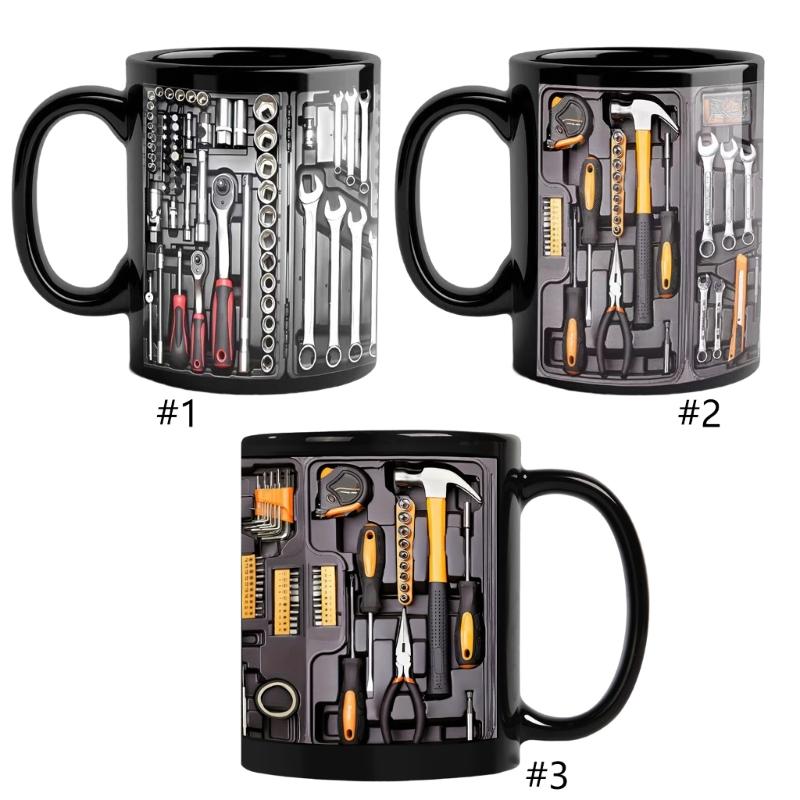 3D Toolbox Design Ceramic Coffee Mug For Mechanic Dishwasher And Microwave Safe Perfect For Daily Use
