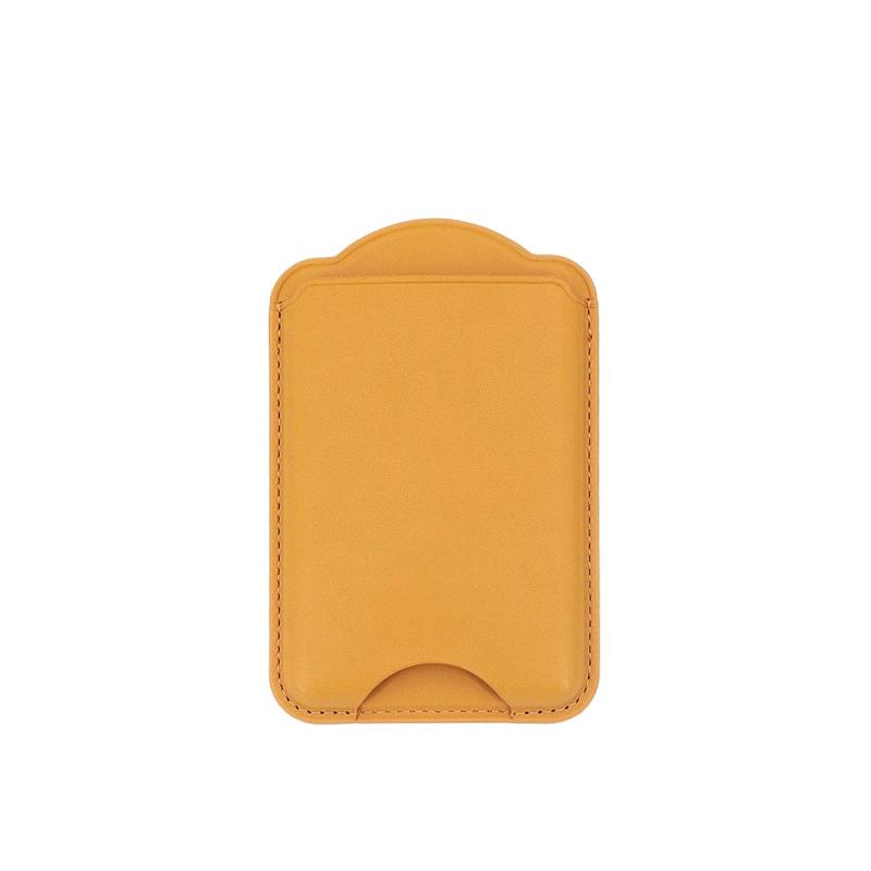 Starker Magnetischer Kartenhalter Für Magnetische Leder-Wallet-Hülle Für 16 15 Pro Max Für Galaxy S25 S24 Ultra Zubehör Kartenhalter