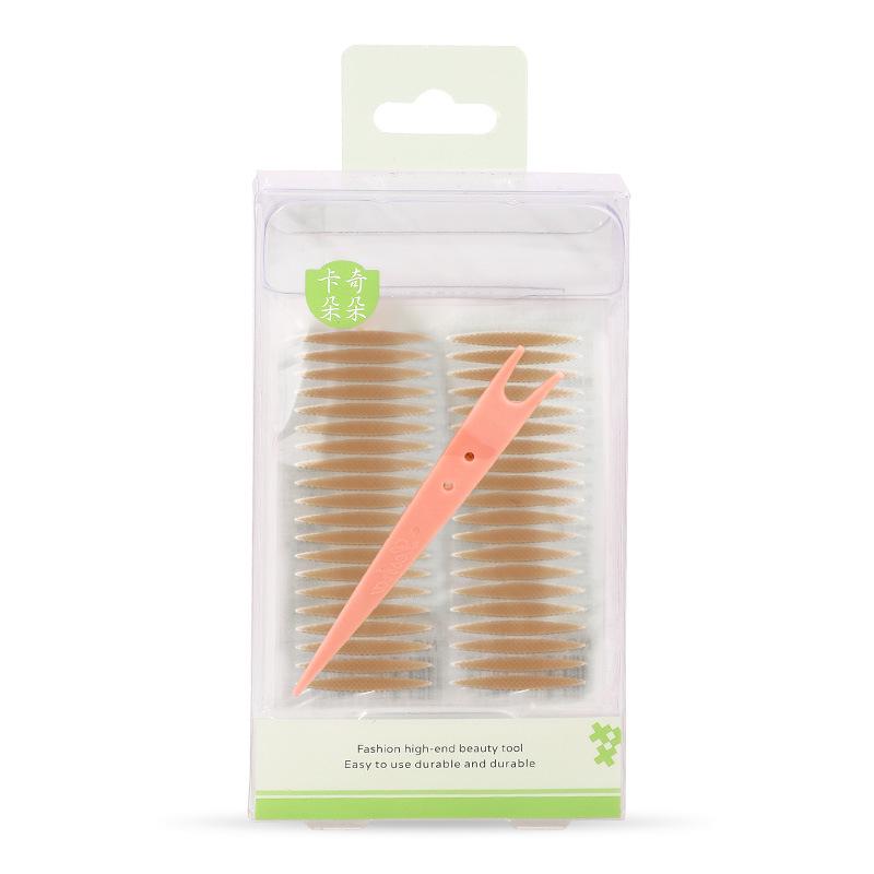 

Двойные наклейки для век Kaqi Duoduo Crescent Lace - естественный тон кожи, невидимый сетчатый узор (Упаковка 100 шт., KK822)