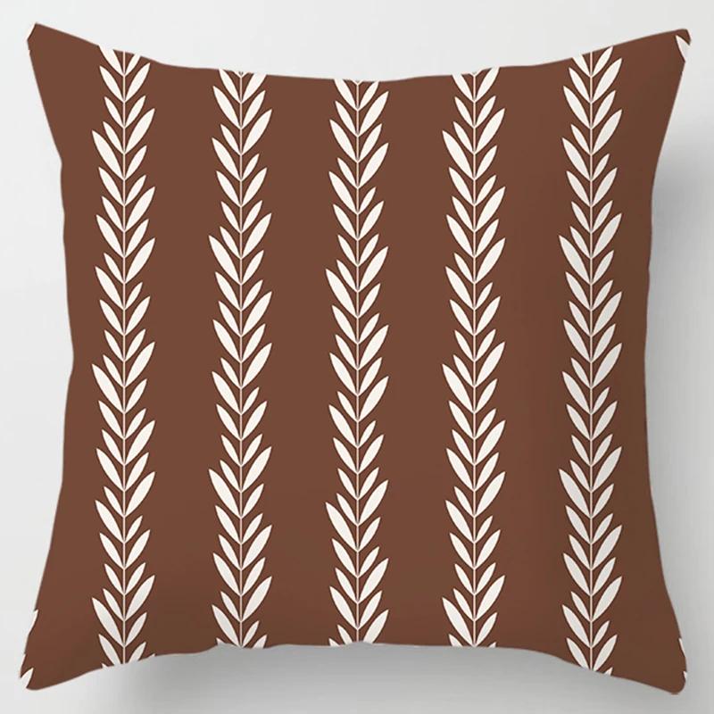 Fashion Classic Square Pillow Vertical Bar, Geometric Pattern. Car, Living Room Sofa, Cushion Cover, Pillow Case