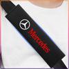 AABIF1 2Pcs Cotton Car Seat Belt Shoulder Cover Pads Guard Protector For Mercedes Benz GLE63 CLS63 GLC63 W204 W205 C63 W212 W213 E63