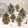 Mini Christmas Tree Ornament: Desktop Decoration & Holiday Photo Prop 2024