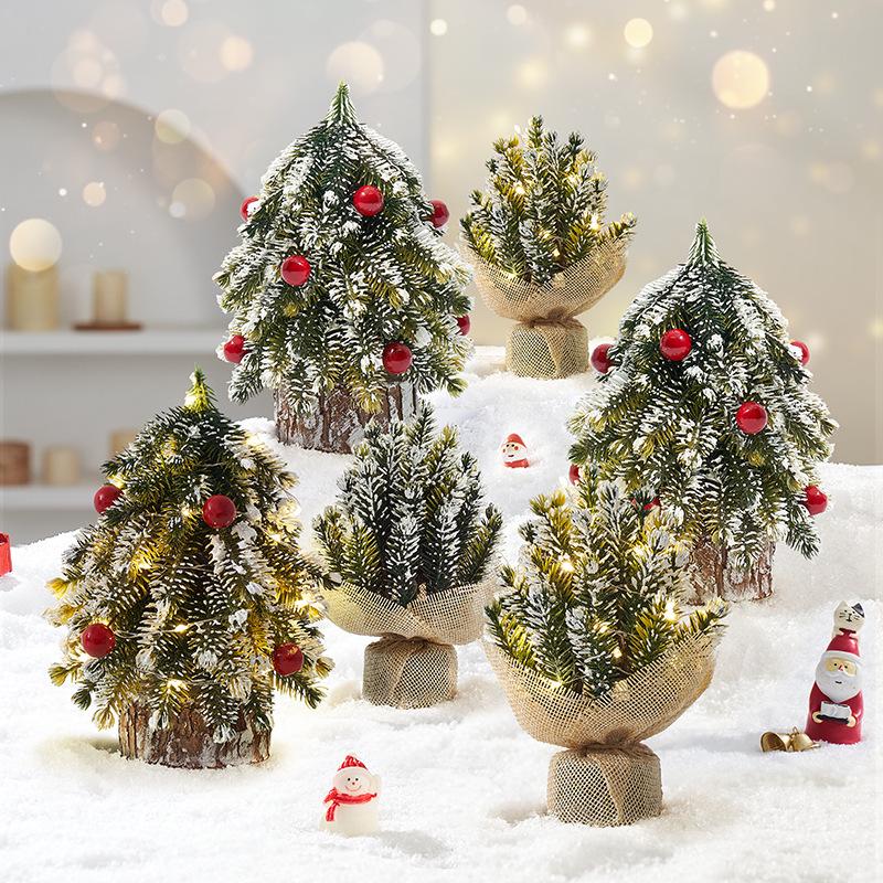 Mini Christmas Tree Ornament: Desktop Decoration & Holiday Photo Prop 2024