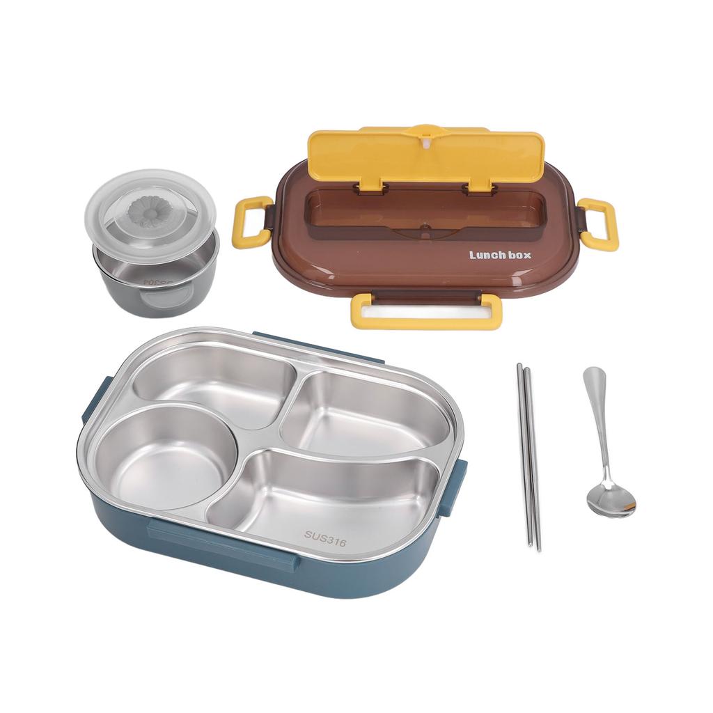 Stainless Steel Lunch Box Office Worker Student Children s Canteen Compartment Insulated Lunch Box