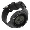 Men Sport Watch Waterproof Shockproof Multifunctional Noctilucence Black with Large Screen EL Light