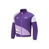Li Ning Table Tennis Series Color Block Zip Up Sports Windbreaker Unisex Outerwear Iron-Blue-Purple AFDU997-2