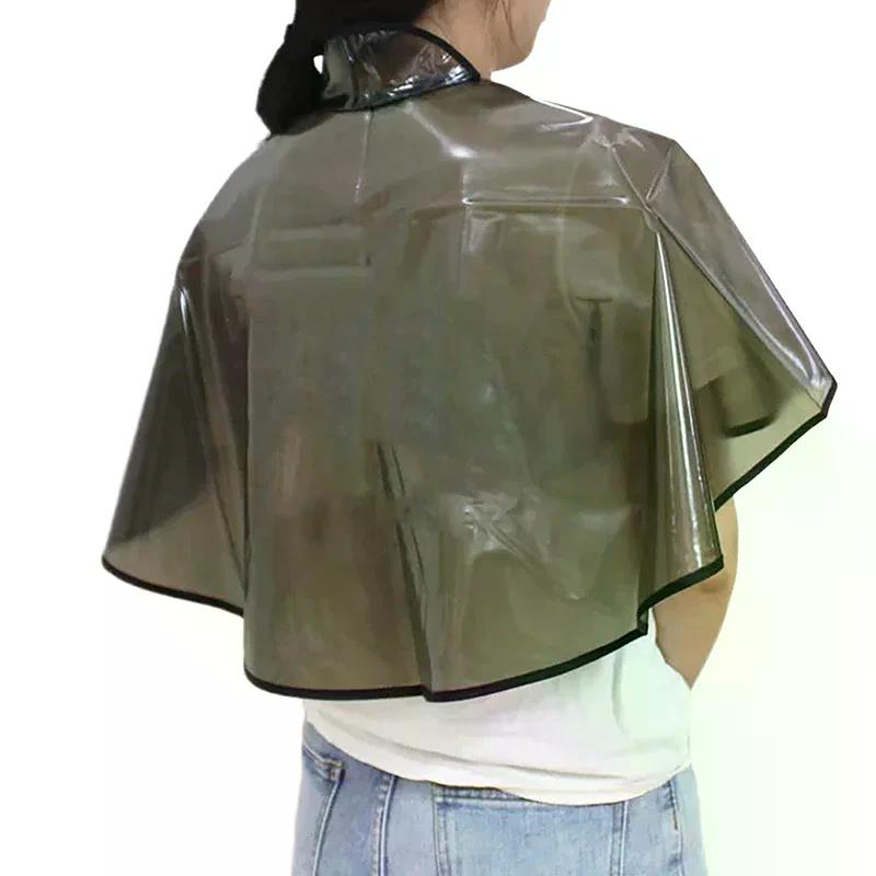 Professional Hairdressing Cape Short Length Adjustable Salon Barber Hair Cutting Cover Waterproof Apron For Home Salon Styling