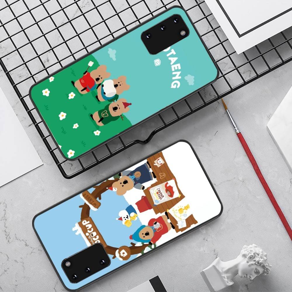 Cute Bear Quokkas Phone Case For Samsung S 24 Fe 25 Ultra Plus 20 Lite 21 30 22 23 24 22 Ultra 5G Fundas