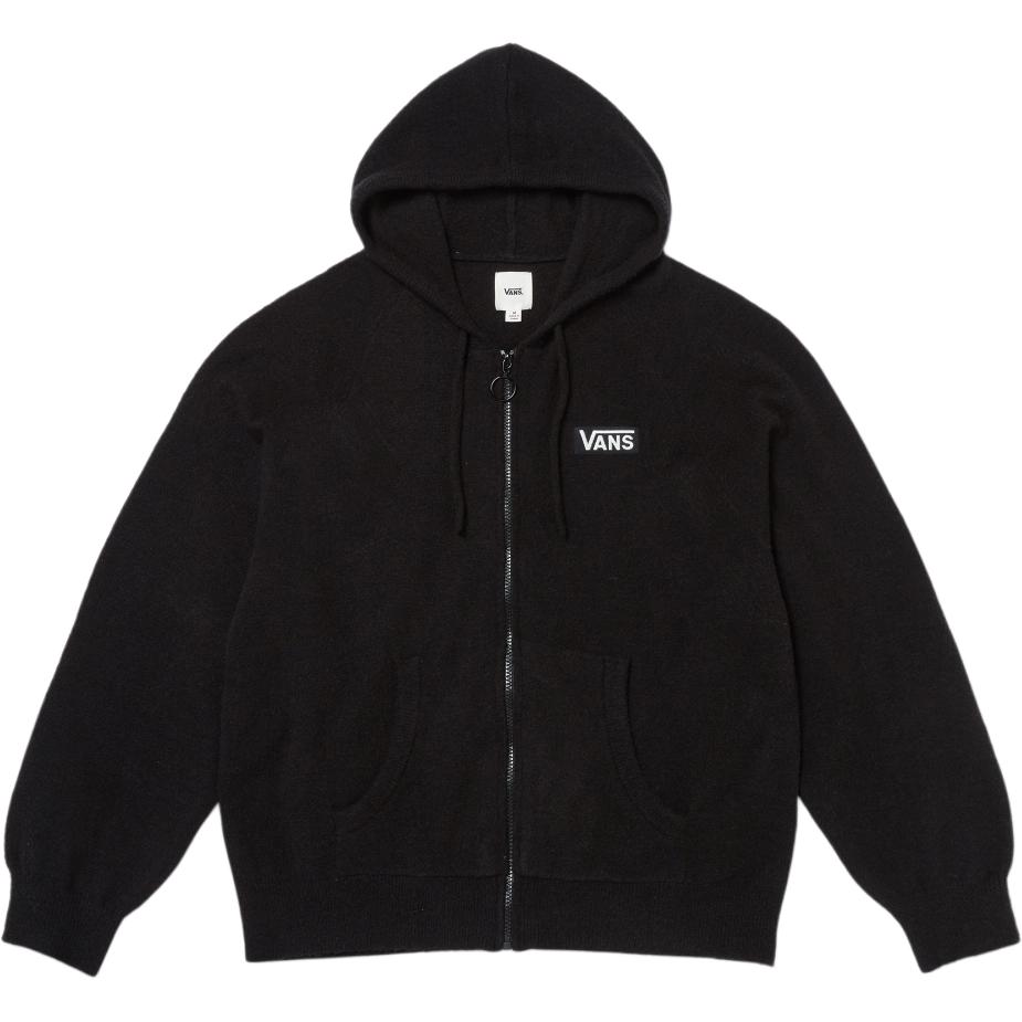 Vans Hoodie Comfortable Long Sleeve Jacket Women tops Black VN000GQZBLK M