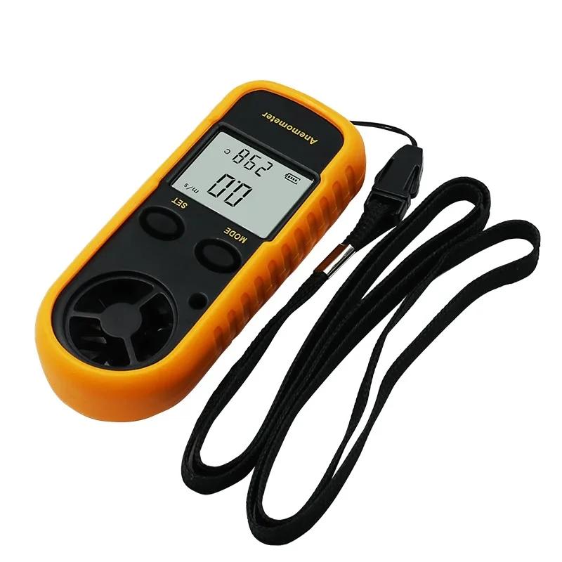 

Digital Anemometer 0-30m/s Wind Speed Meter -10 ~ 45C Temperature Tester Anemometro LCD Backlight Display Measuring Instrument