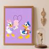 Diamond Art Painting Kit – Donald Daisy Fun Scene Sparkling Craft, Home Wall Decor, Handmade Gift