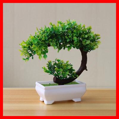 Artificial Flower Set for Indoor Decoration - Small Potted Plant for Dining Table & Living Room Arrangements