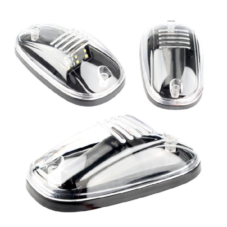 5Pcs Cab Marker Lights Cab Lights Roof Running Top Marker Lights Amber Lights