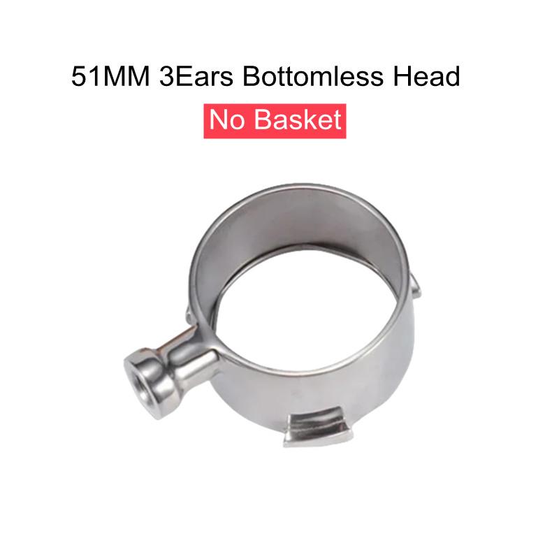 Delonghi EC685 Delonghi Dedication EC680 için Altı Deliksiz Portafiltre Kahve Filtre Tutucu 51mm Delonghi Portafiltre Kahve Makinesi