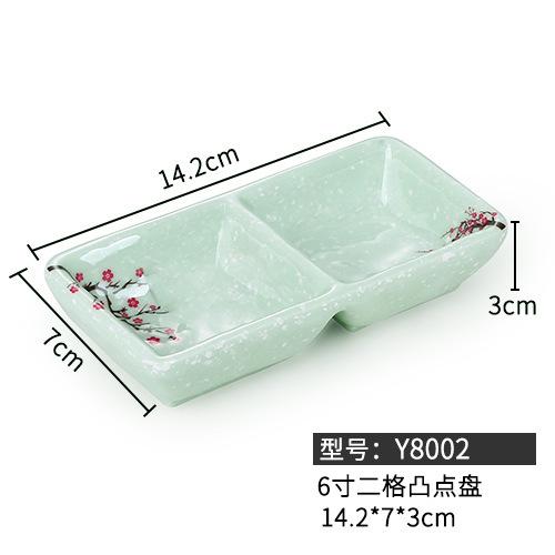 Melamin Soßenschale Teller im chinesischen Stil Schöne Blume Gewürzschalen Soja Essig Sushi Kochen Imitation Porzellan Geschirr