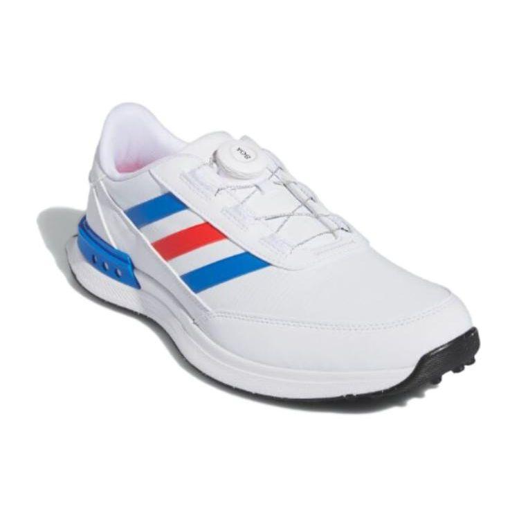 Adidas S2G Bequeme Vielseitige Stoßdämpfende Langlebige Low-Top Golfschuhe Herren Sneaker Weiß Blau IF0290