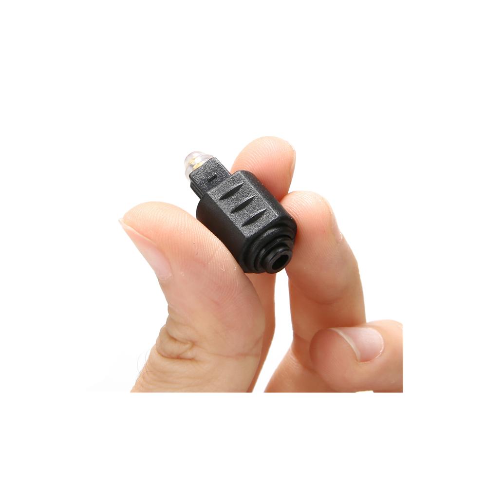 Mini Optical Audio Adapter 3.5mm Female Jack to Digital Toslink Male Plug For Amplifier Optical Audio CableGood product