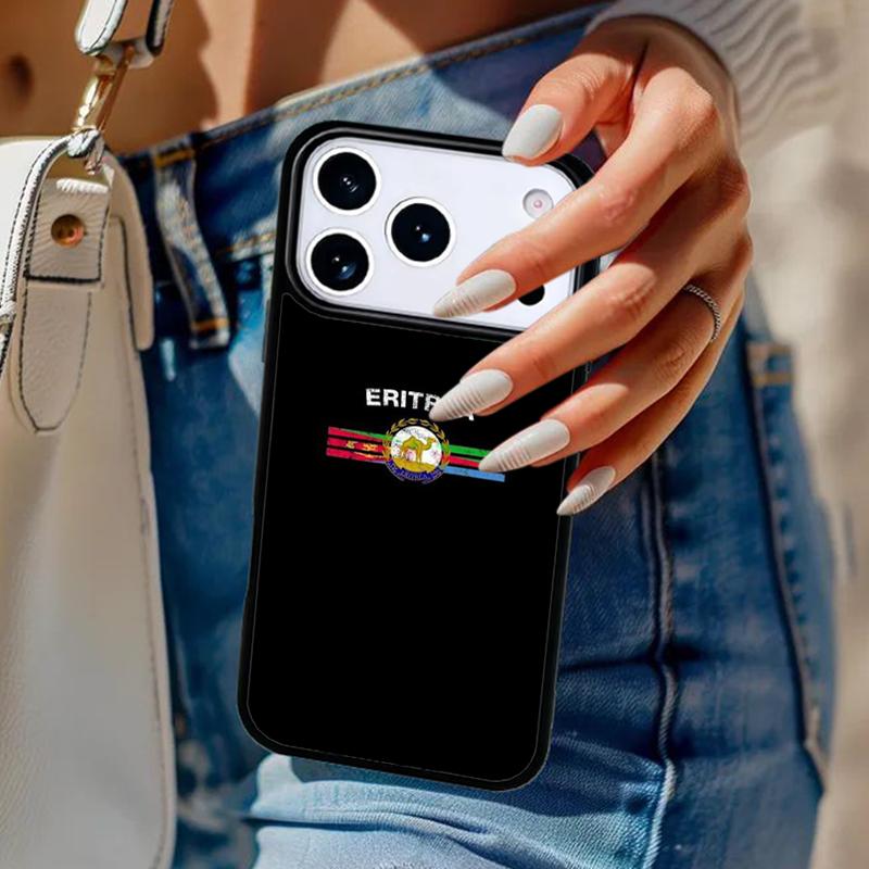 Eritrea Flag Soft Phone Case For iPhone 17 Air 14 15 13 12 Max Cover For Apple 14 15 16 16e 11 Pro Max Plus