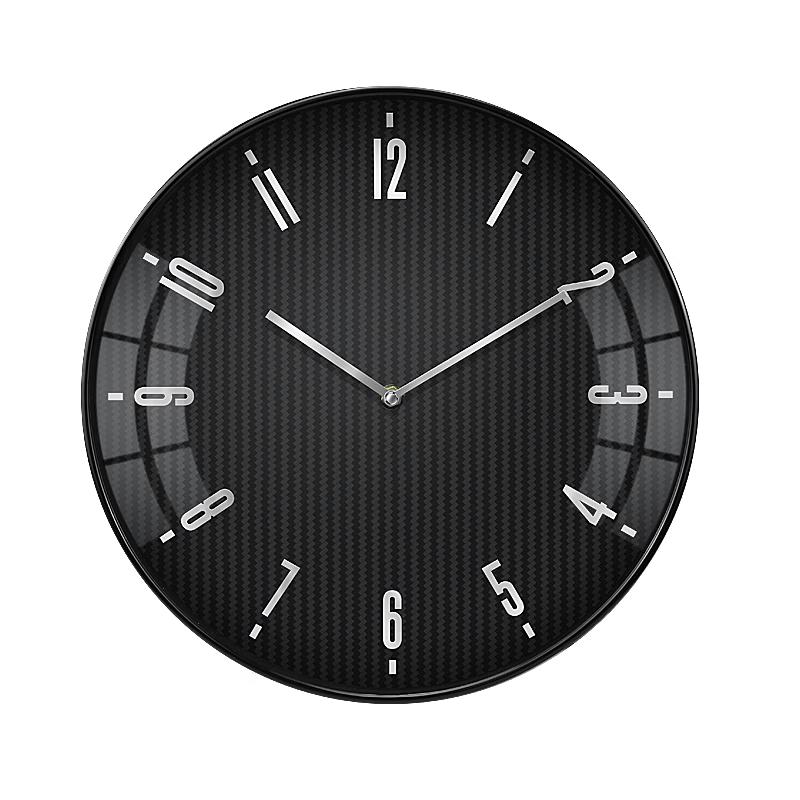 JD Home NeoCarbon T300 Бесшумные настенные часы из углеродного волокна