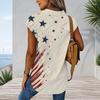 Women Plus Size Cap Sleeve Button Front Tunic Dress Pink Crystal Diamond Heart Print Curved Hem Casual Shirt Blouse