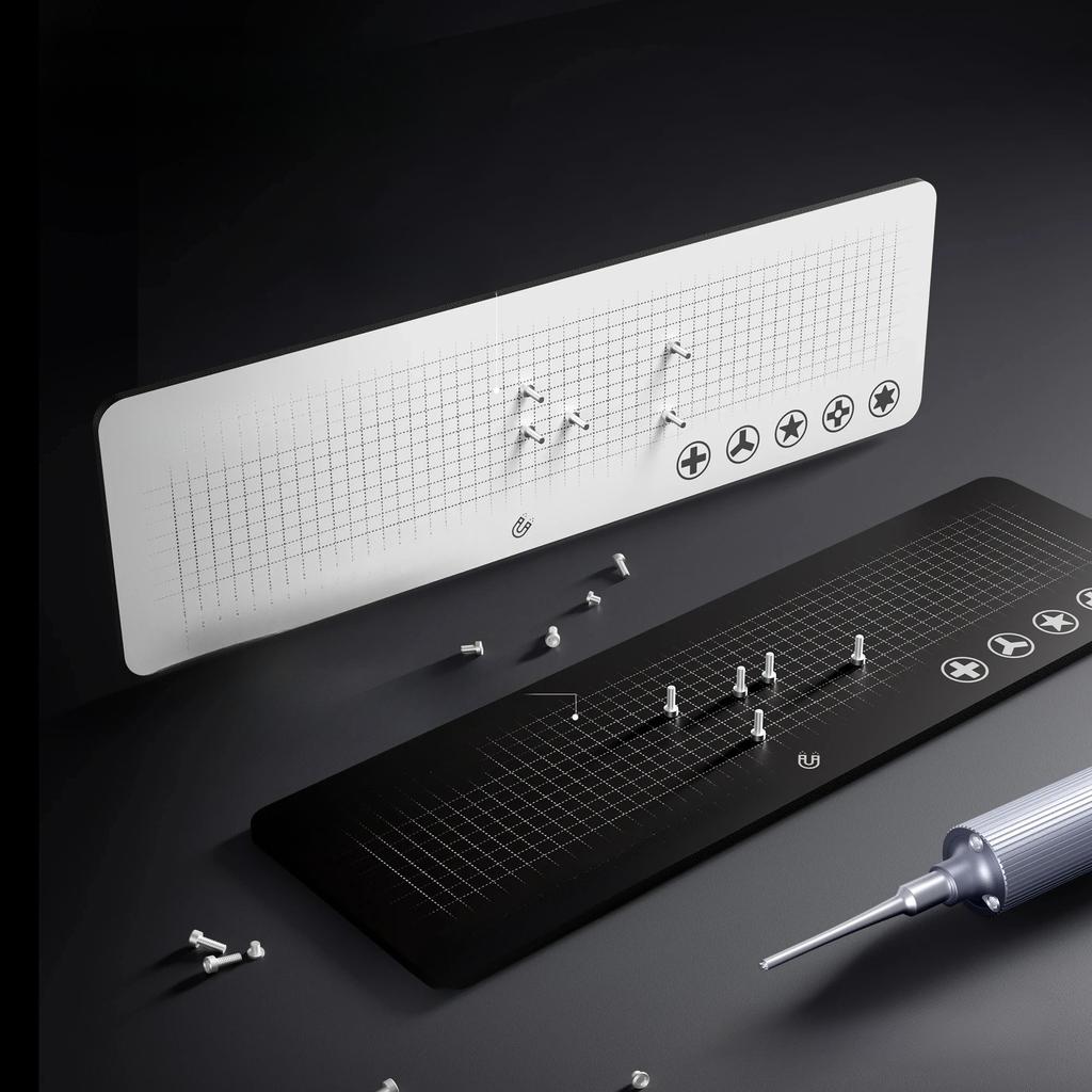 Screw Soft Magnetic Storage Work Mat for Mobile Phone, Computer and Tablet Repair Screw Storage Pad Tool