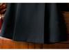 In Stock: Elegant One-Piece Pleated Short Skirt with Chic Metal Buckle for Women