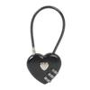 1Pcs Password Code Padlock  Heart Style 3 Digit Password Combination Lock  Love Password Lock Concentric Lock Padlock