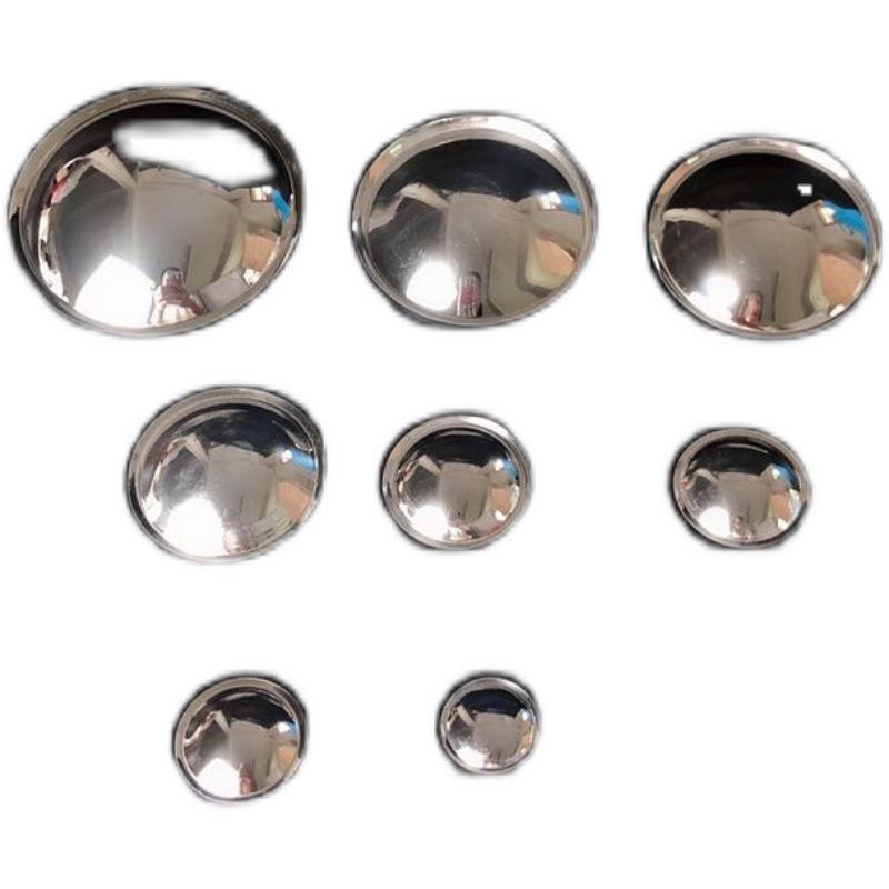 Белая роговая пылезащитная крышка с блестками (Размеры: от 20 мм до 80 мм) 22mm Bright White Cap