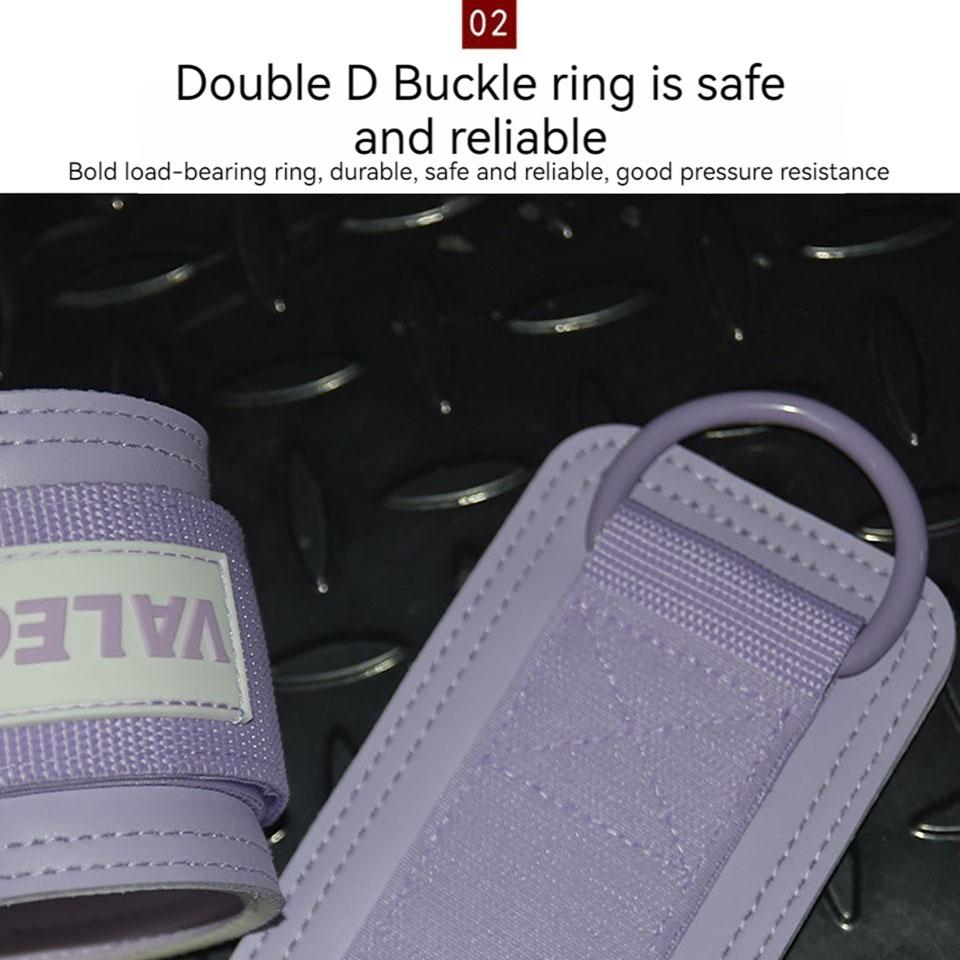 1Pcs Fitness Ankle Straps Adjustable Foot Support Yoga Sport Tool Women Men Cuffs Ankle Padded Weight Leg Foot Training Brace