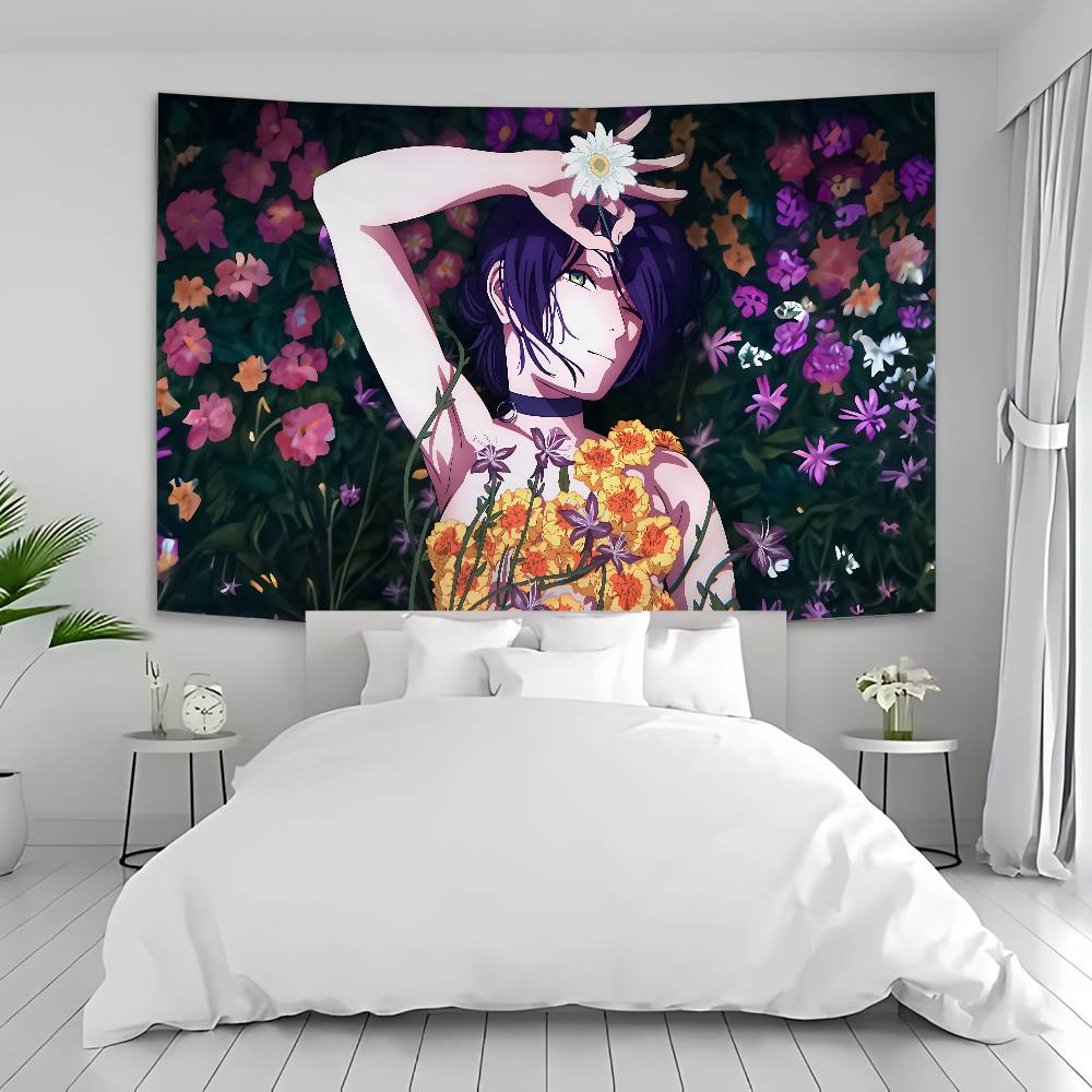 Chainsaw Man The Movie Reze Arc Hanging Bohemian Tapestry Hanging Tarot Hippie Wall Rugs Dorm Home Decor