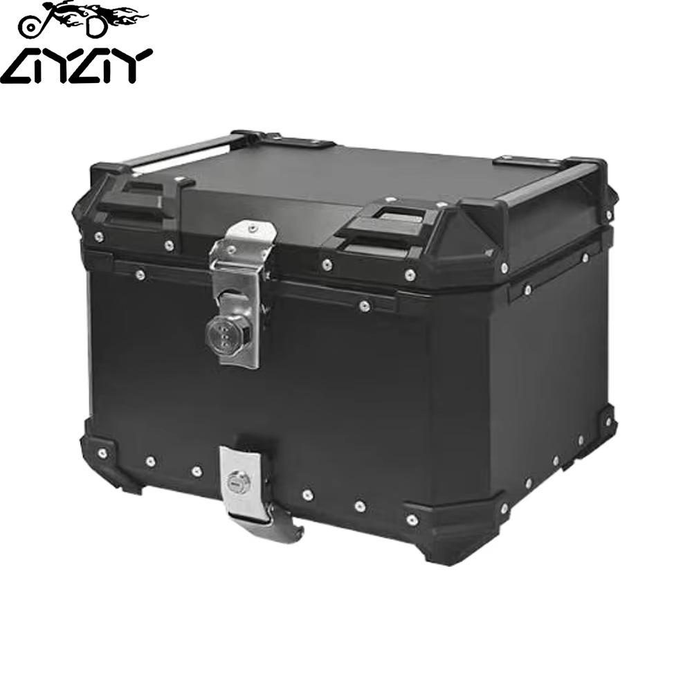 

30L Universal Motorcycle Storage Box with Password Lock, Anti-theft, Wear-resistant, Aluminum Alloy, Customizable 30L