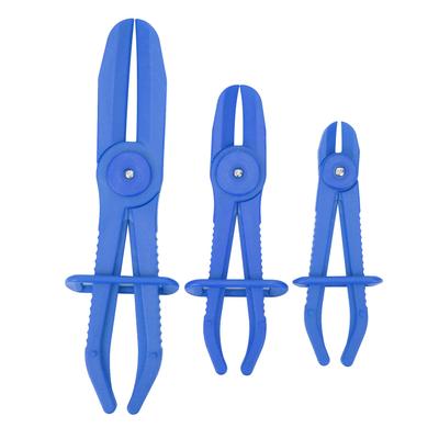3 st Plast Slangklämma Verktyg Rör Rör Avskärning Tång med Halkfritt Handtag(Blå )