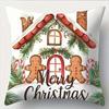 Christmas Gingerbread Hut Pillowcase Merry Christmas Decoration Sofa Cushion Suite Room Home Decoration New Year Gift