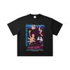 260 GSM Double Yarn 32 Count 100% Cotton Jujutsu Kaisen V25 Gojo Print Unisex Heavy Cotton T Shirt